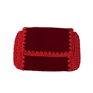 Vintage Walborg bag burgundy velvet purse